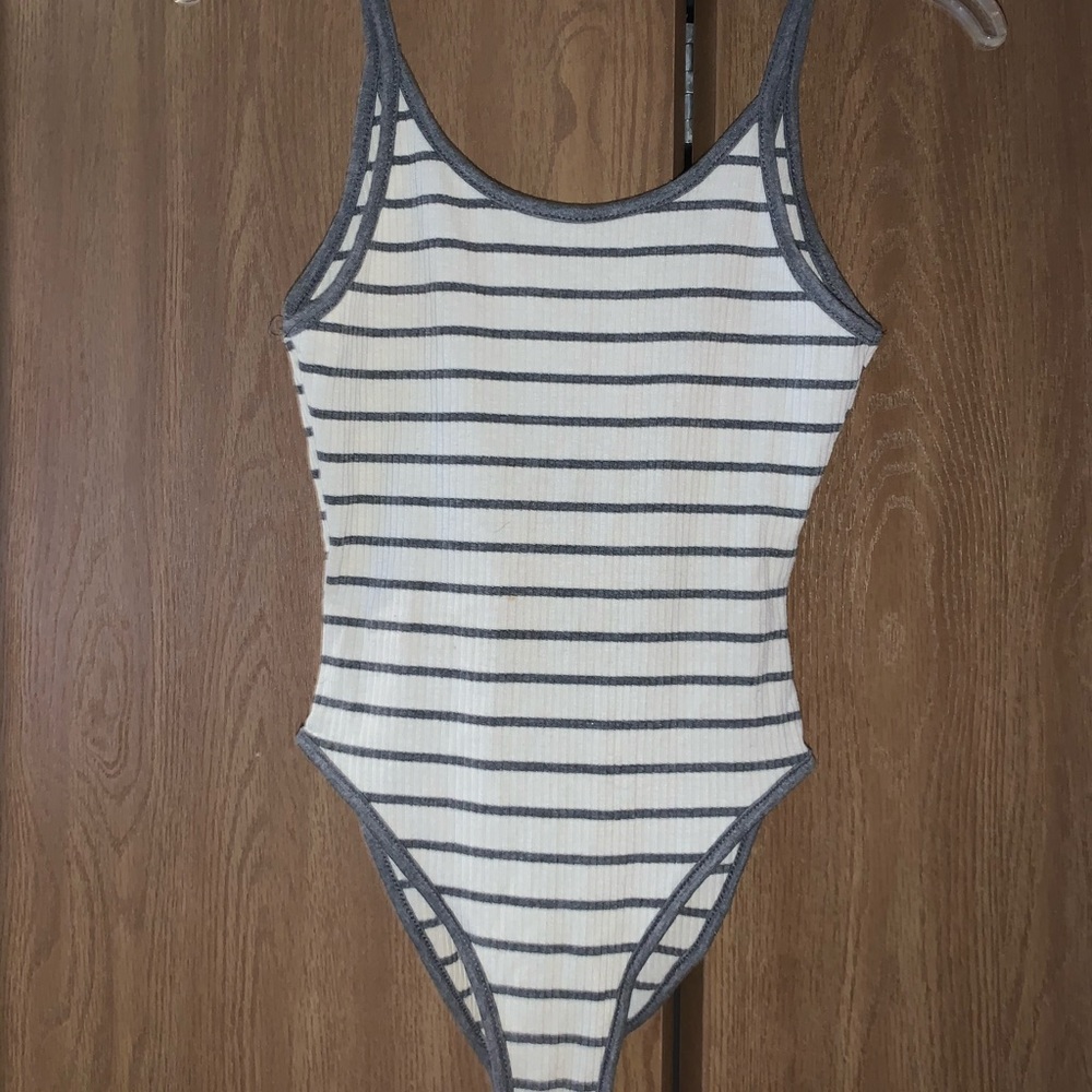 Striped Body Suit